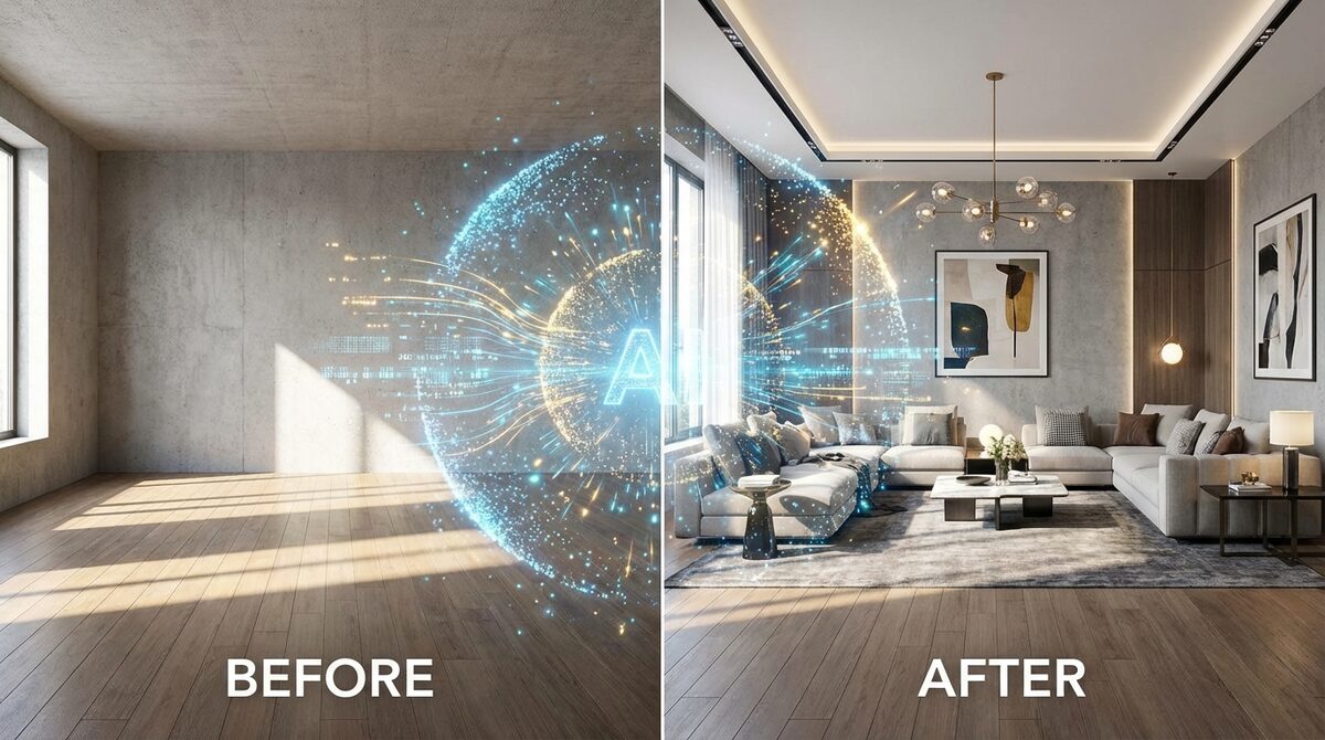 Staging Virtual com IA: Venda 73% Mais Rápido Gastando 90% Menos